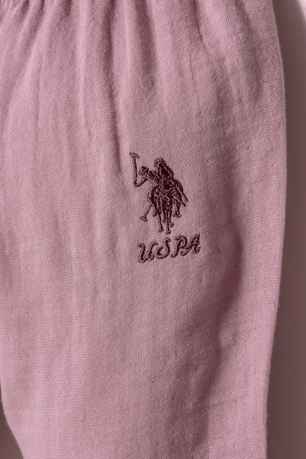 U.S. Polo Assn Kız Bebek Müslin Pantolonlu Takım 6-36 Ay G.Kurusu