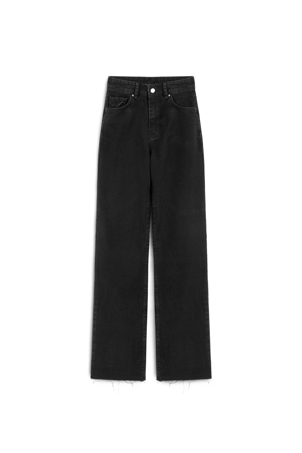 Straight Fit Kesik Paça Jean