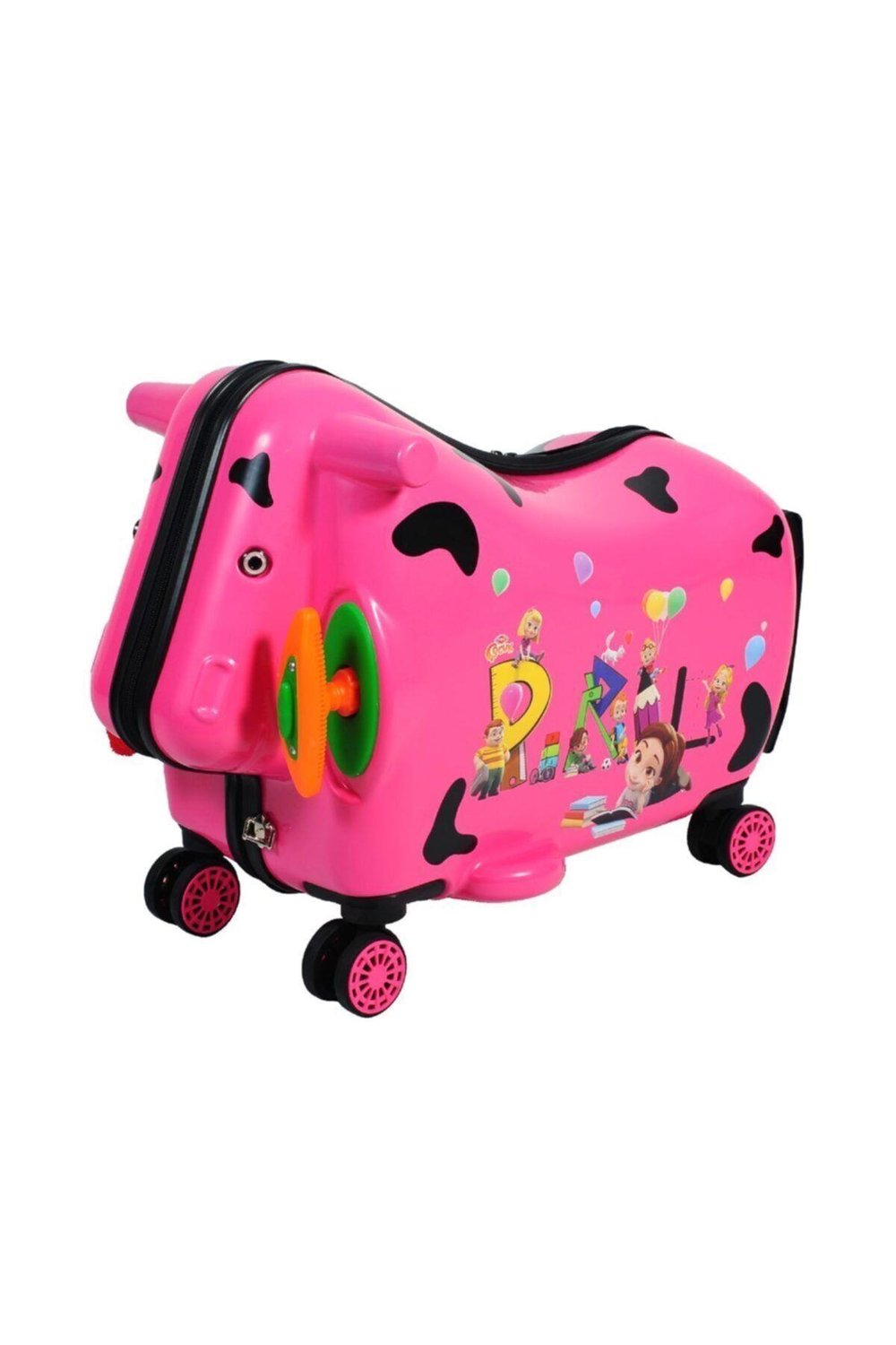 Moo Toplu Pırıl Çocuk Valizi - Pembe