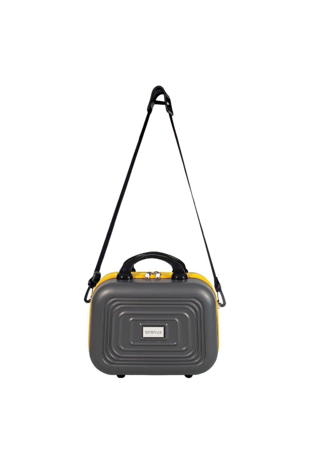 Unisex Antrasit Makyaj Çantası Nasa U.s Ring