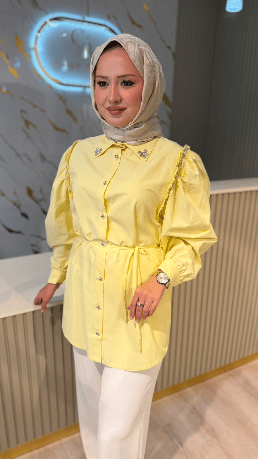 0368 GÖMLEK - SARI