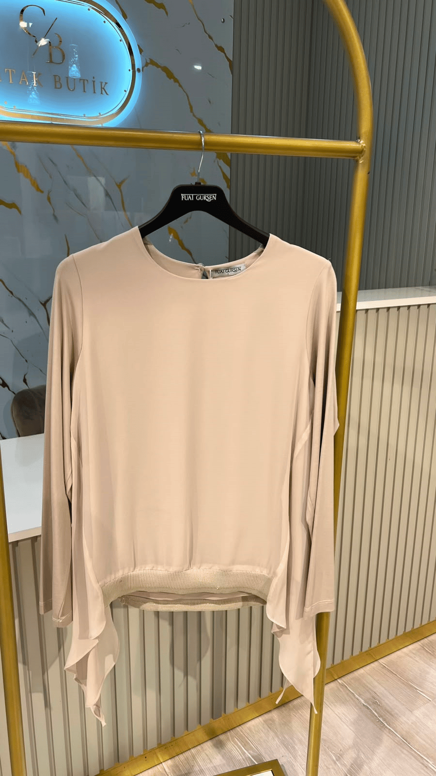 FUAT GÜRŞEN 6301 BLUZ- BEJ