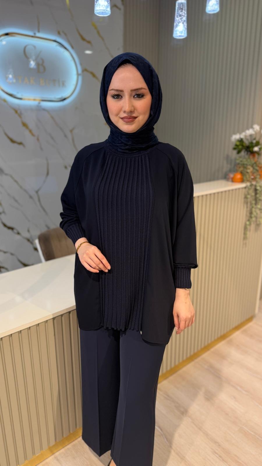 GHİSA 4442  TUNİK- LACİVERT