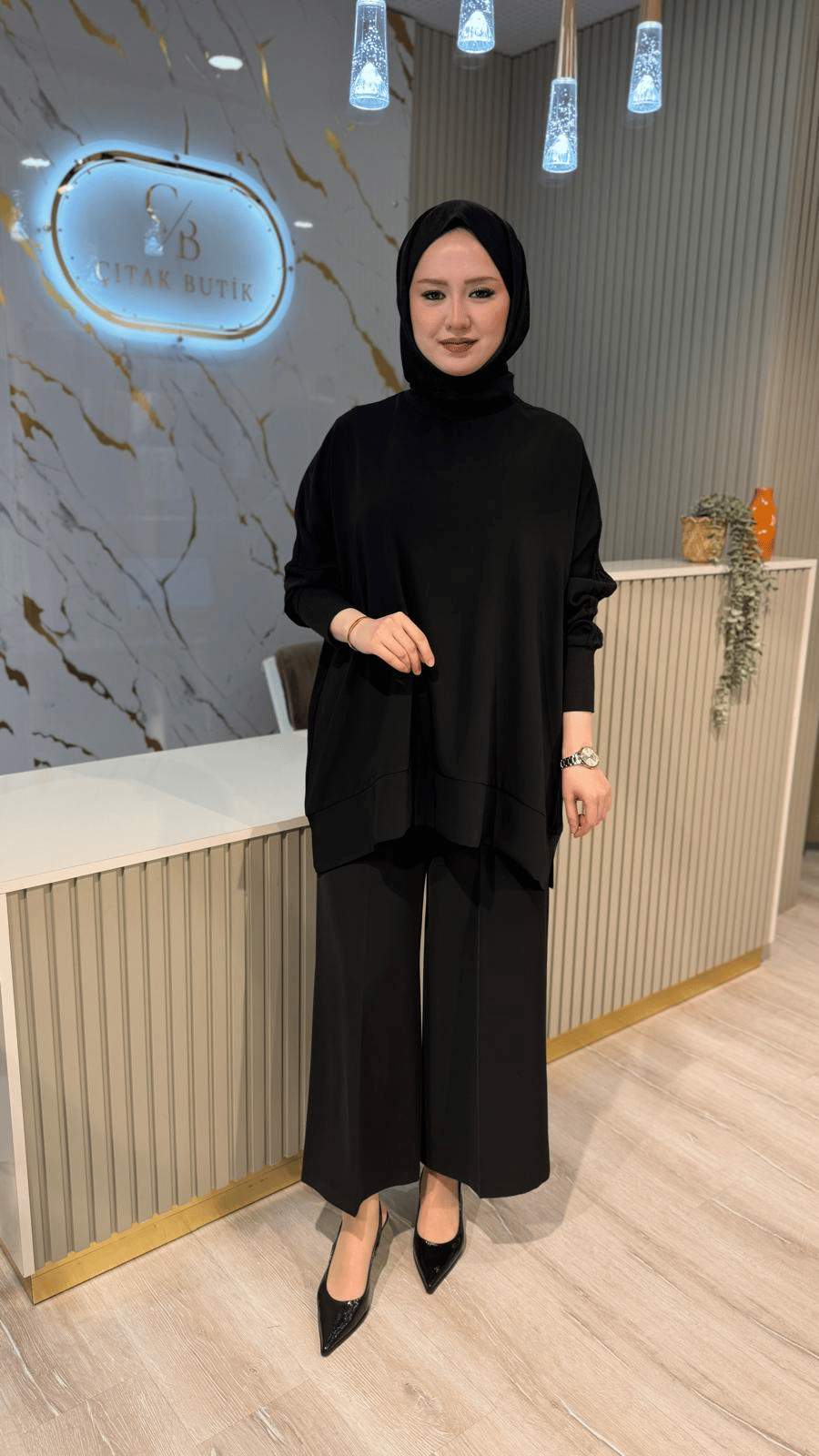 GHİSA 4831 TUNİK-SİYAH