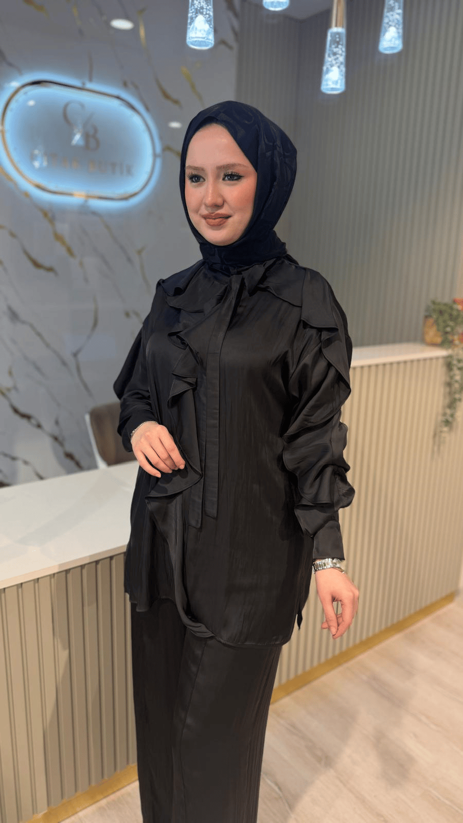 GHİSA 9182 TAKIM - SİYAH
