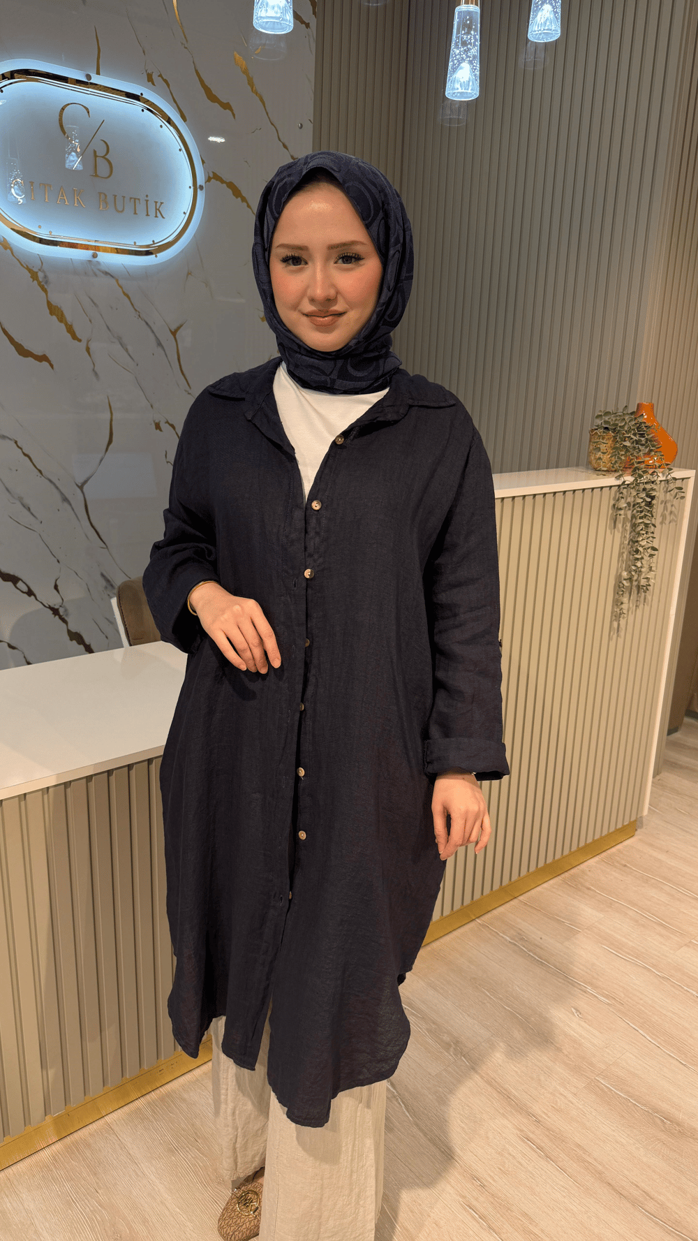 İTHAL 802 BASİC GÖMLEK- LACİVERT