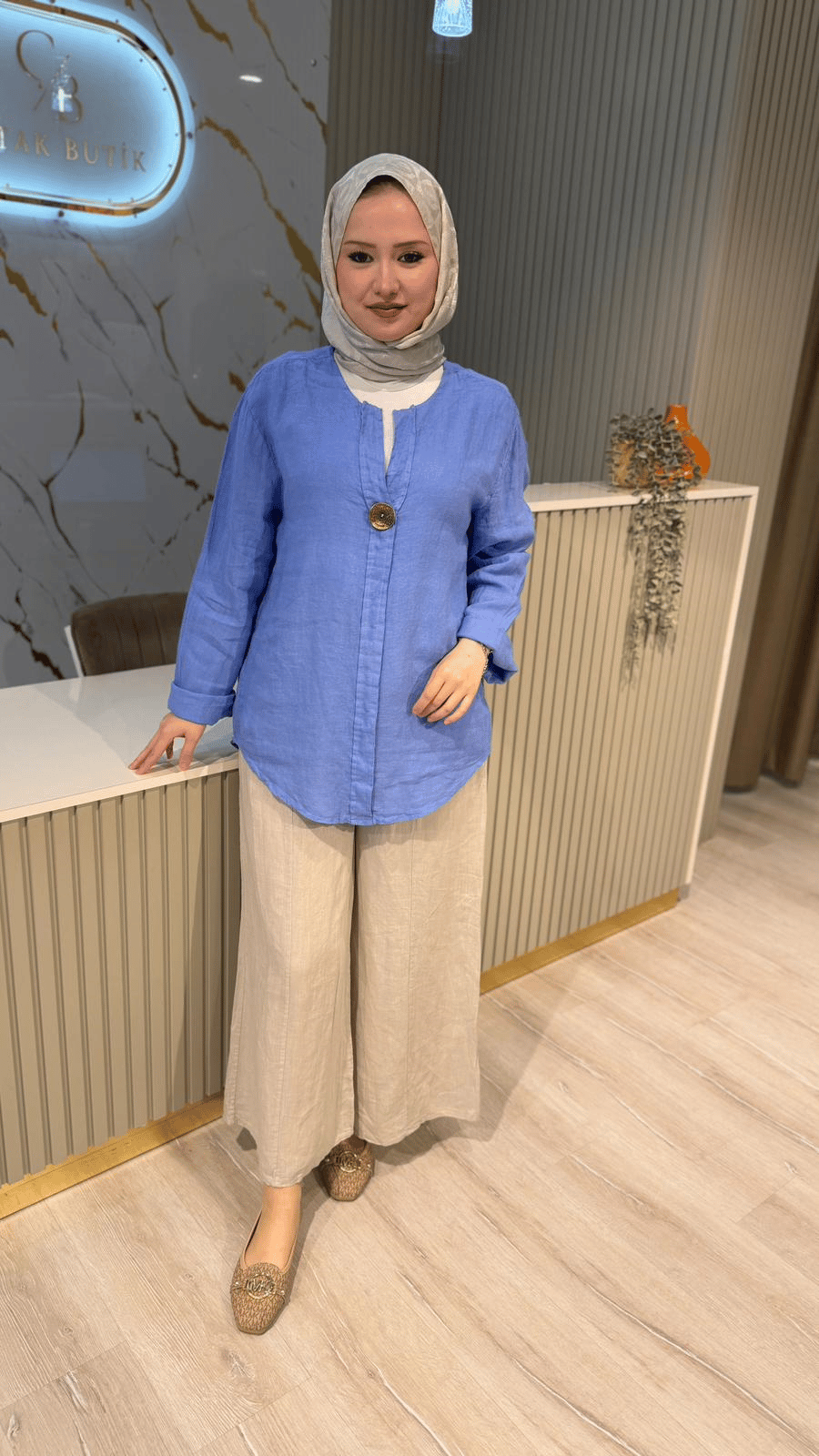 İTHAL 814 GÖMLEK - MAVİ