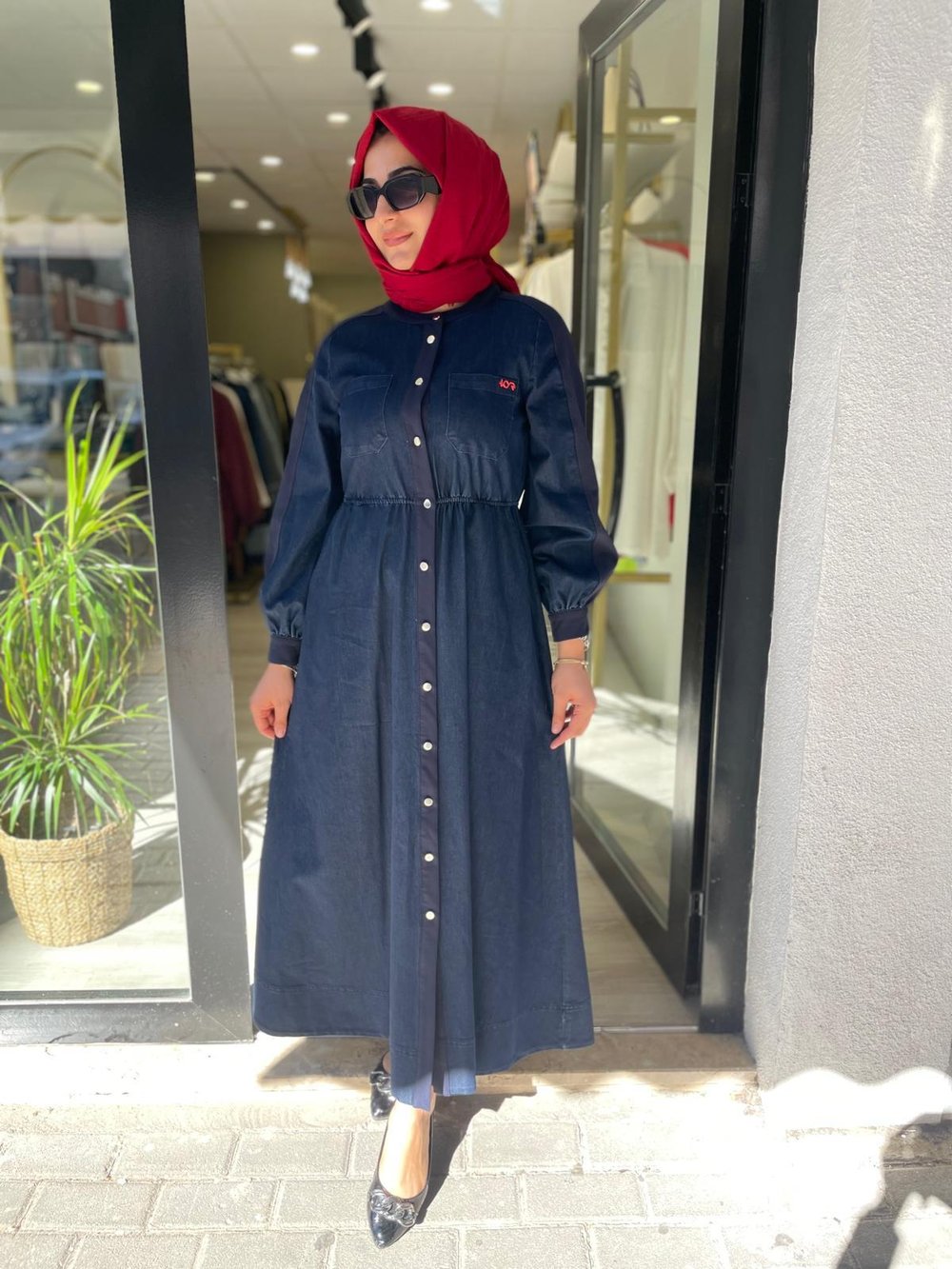 KAYRA 83001 KOT ELBİSE-LACİVERT