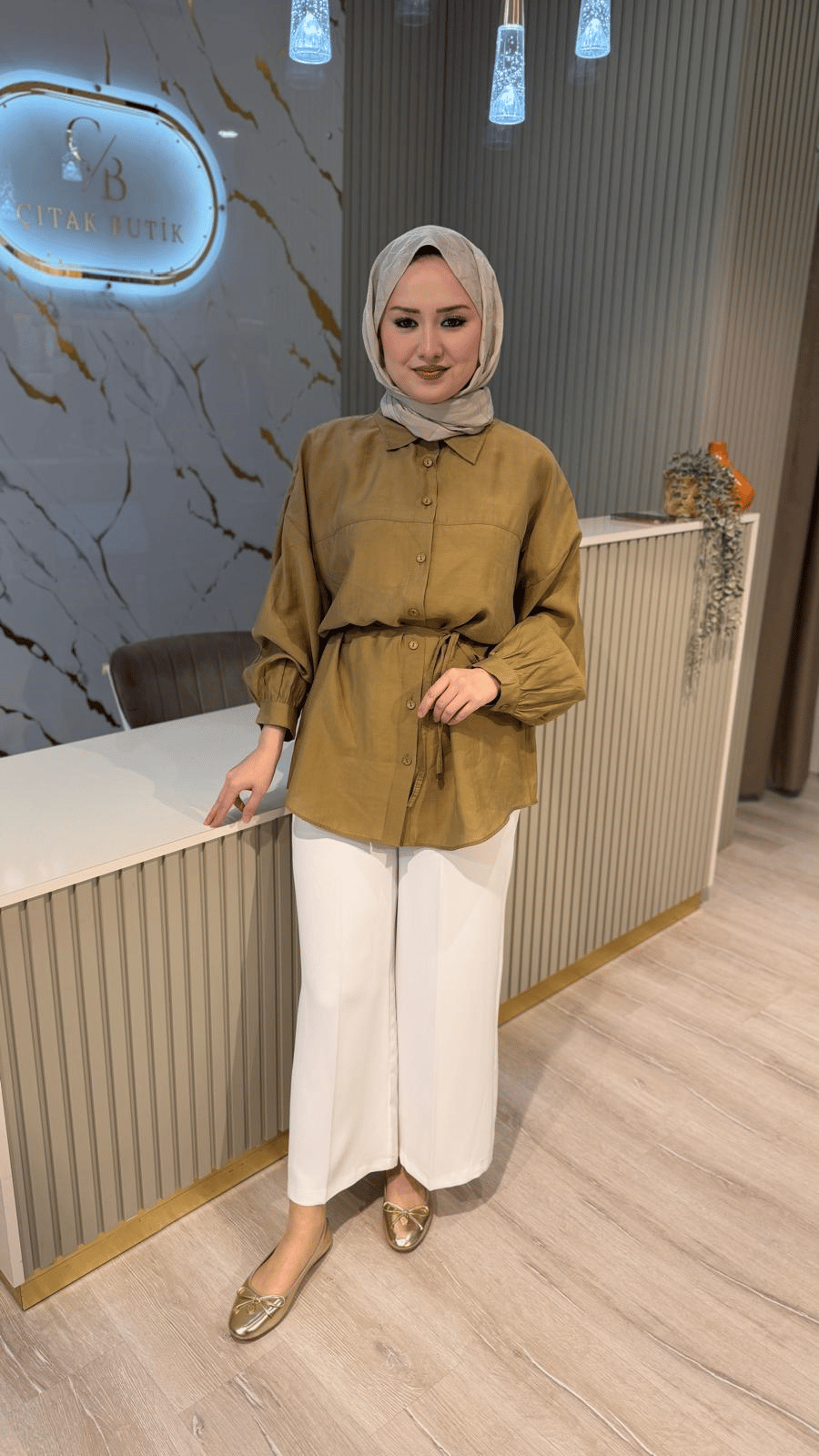 MAGAZİN 4464 GÖMLEK -BEJ
