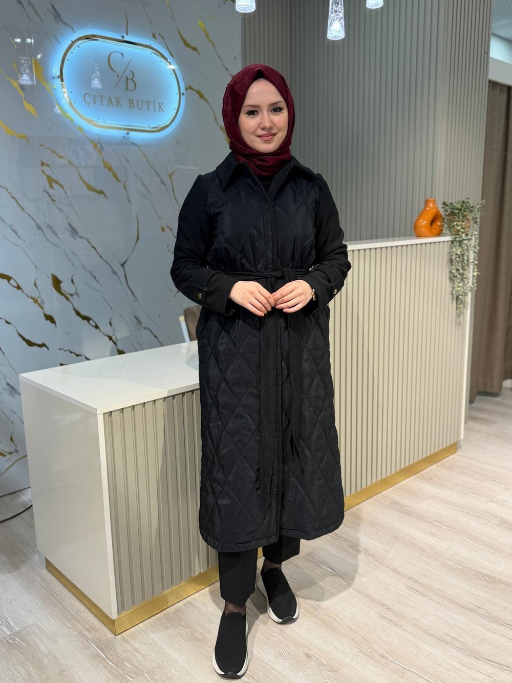 MİCCA 252554 OLY CUPRA KAPİTONE DOLGULU KABAN-SİYAH
