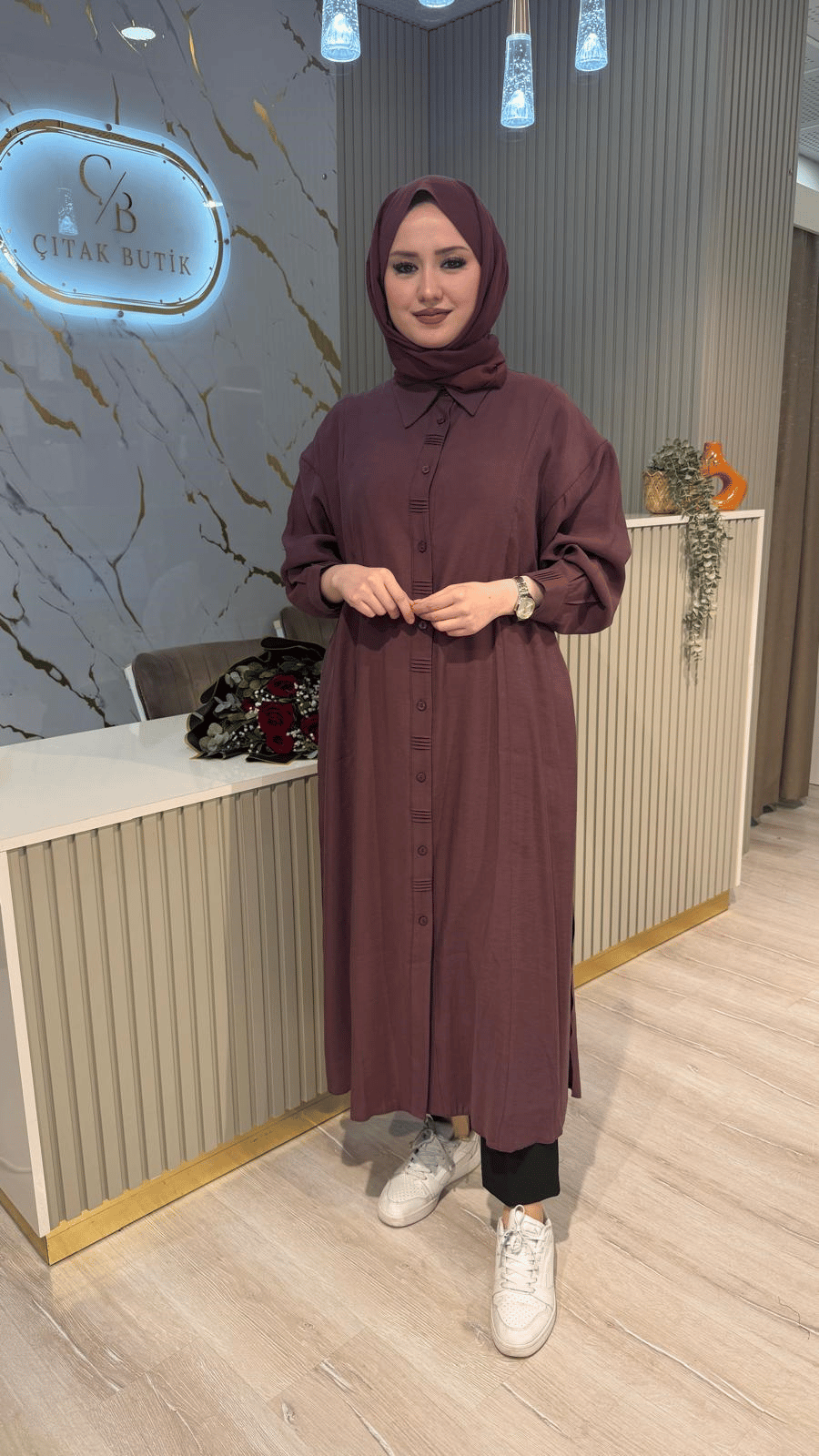 MİCCA 252574 QUPRA TASARIM KAP-BORDO