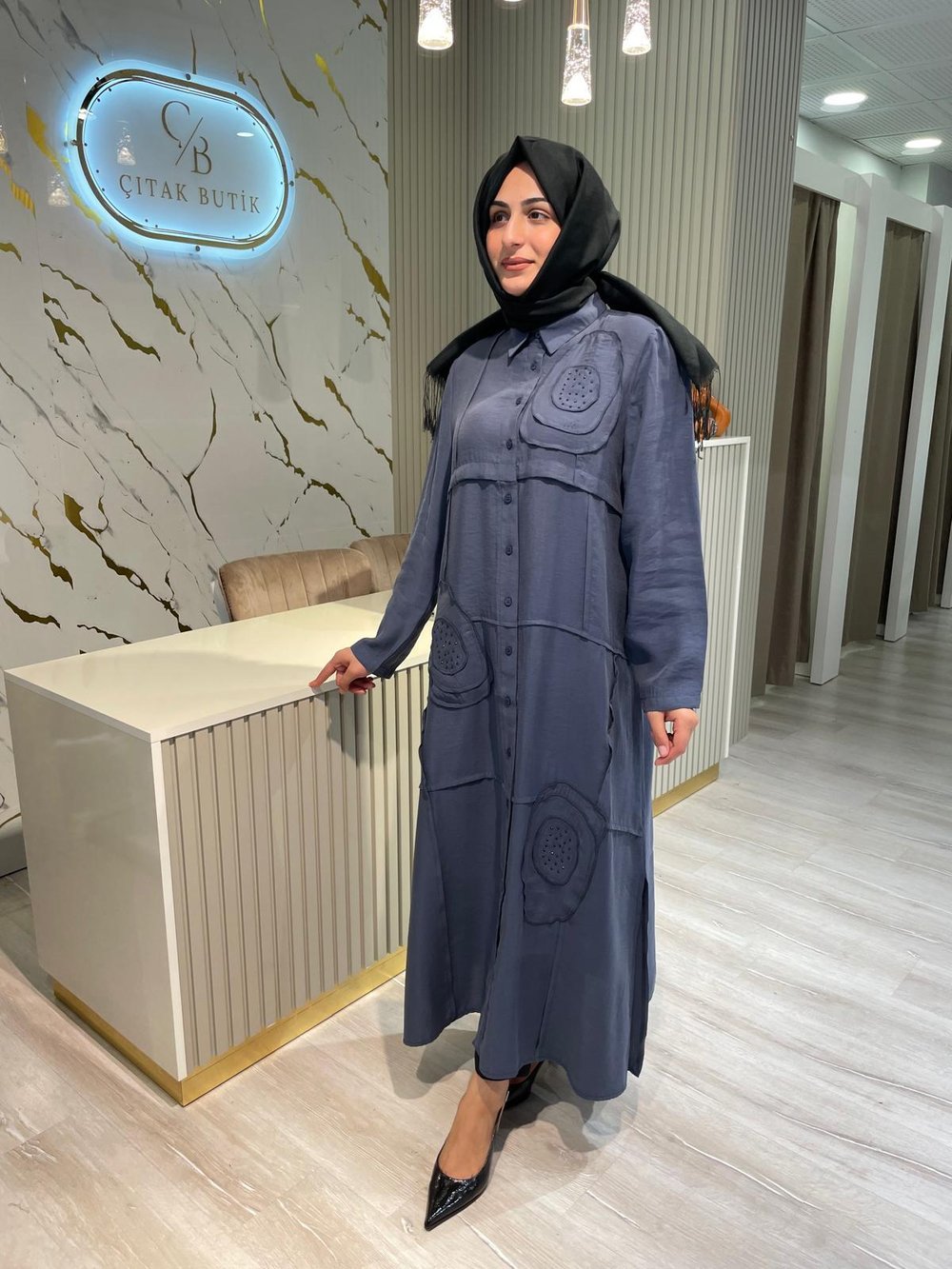 MİCCA 252601 GÖMLEK KAP-LACİVERT