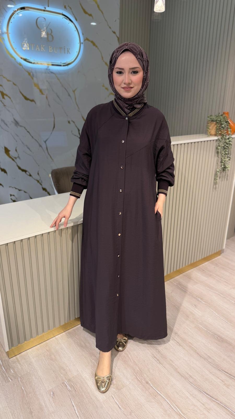MİCCA 261566 RİBANALI KAP/ FERACE - KAHVE