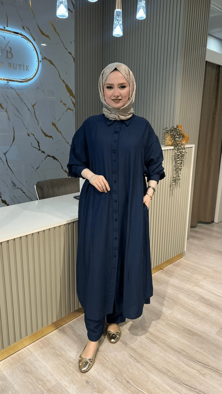 MİCCA 261575  TASARIM  TAKIM- LACİVERT