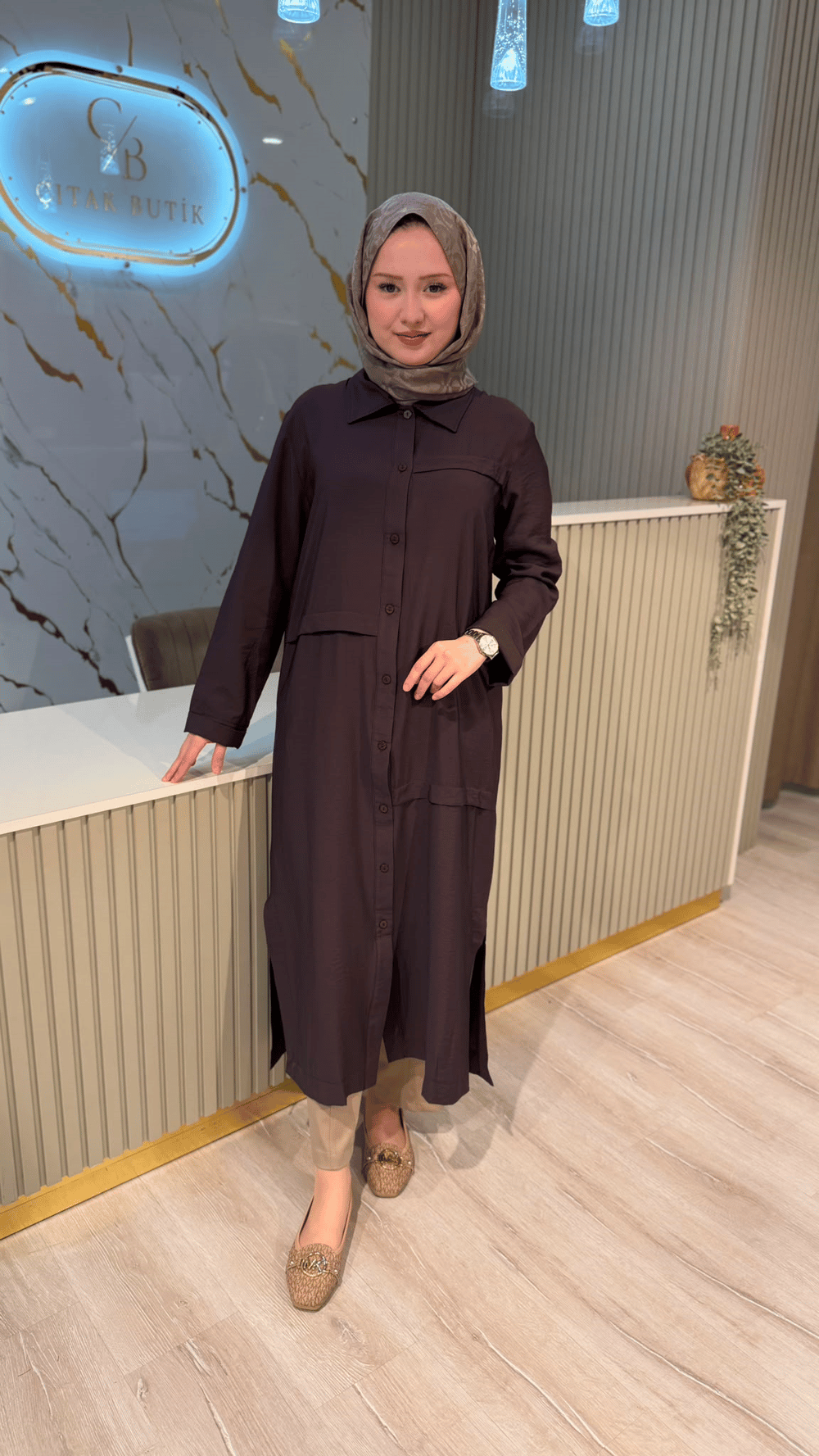 MİCCA 261593 KAP - KAHVERENGİ