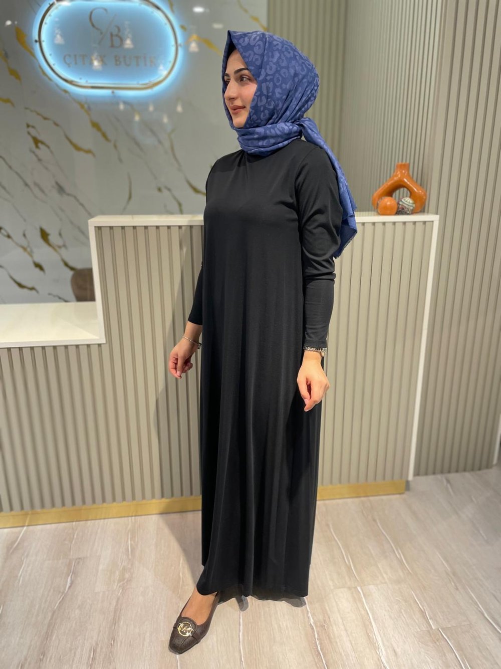 NURCAN ÇETİN 241277 ELBİSE-SİYAH