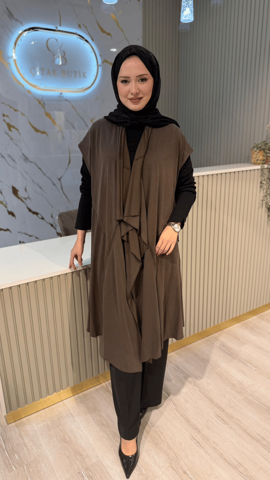 NURCAN ÇETİN 26235 YELEK-HAKİ