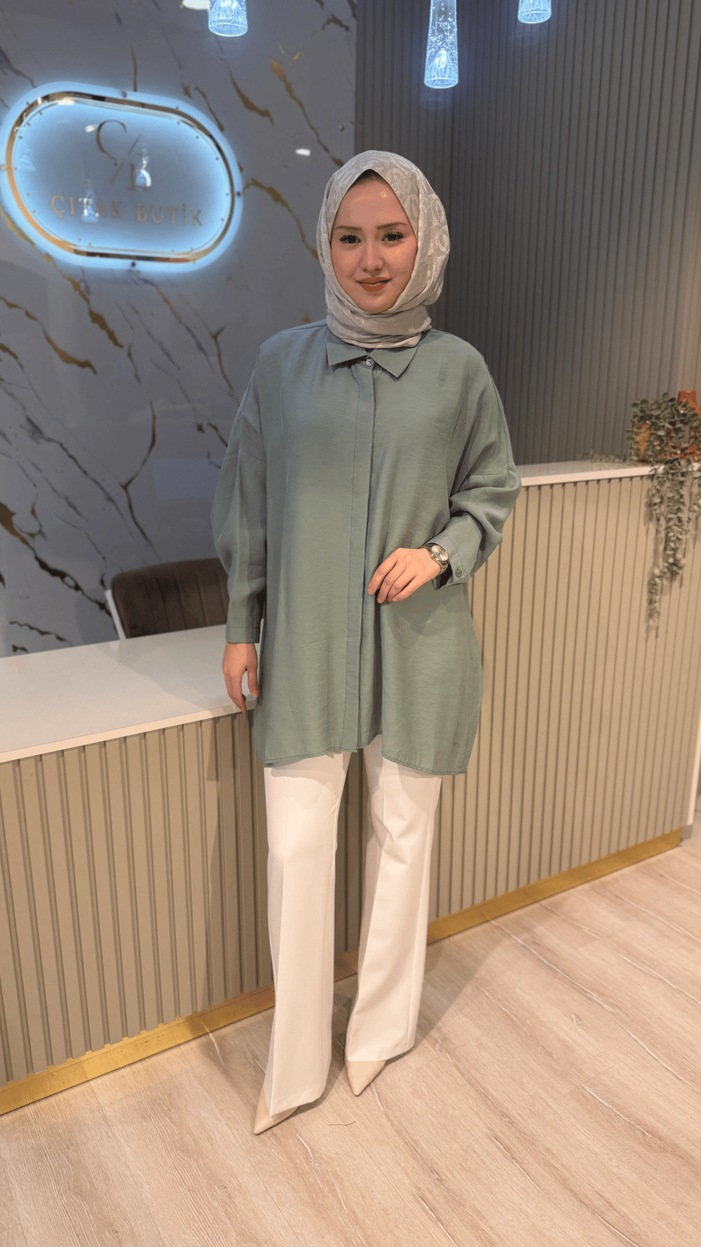 NUSS 3001 BASİC GÖMLEK - KÜF TOZU