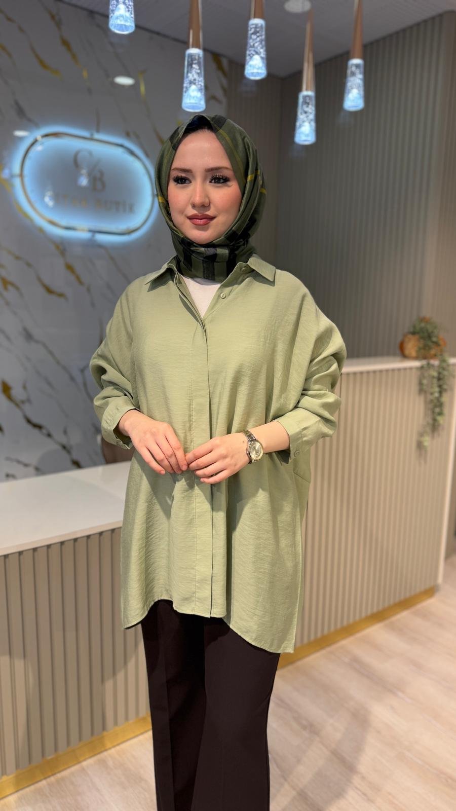 NUSS 3001 BASİC GÖMLEK-MENTA