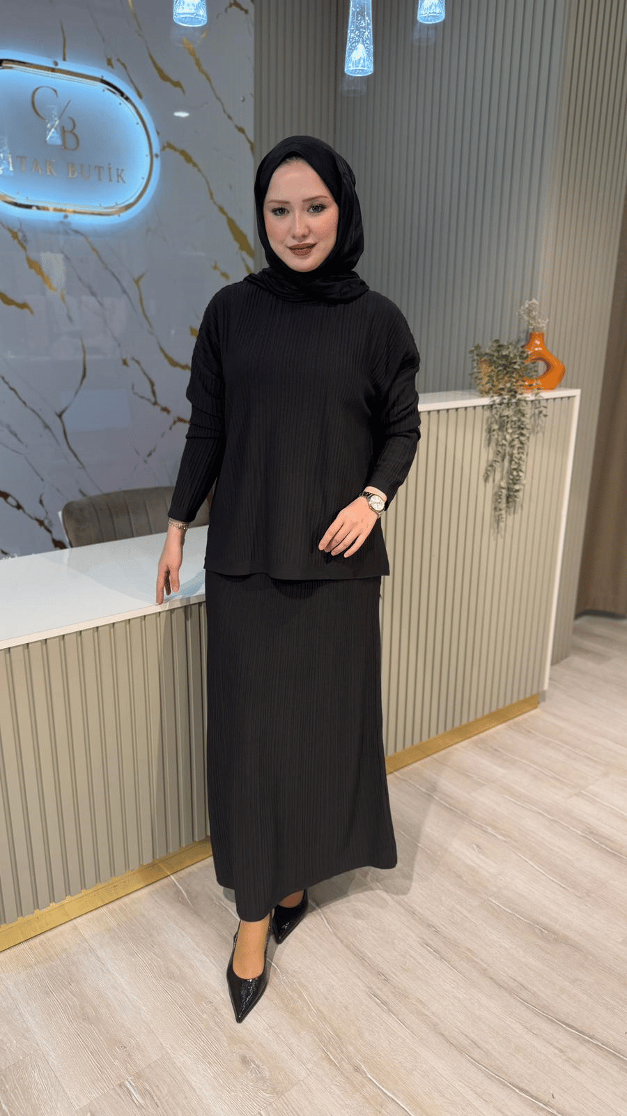 NUSS 701 MERSERİZE ETEKLİ TAKIM- ANTRASİT