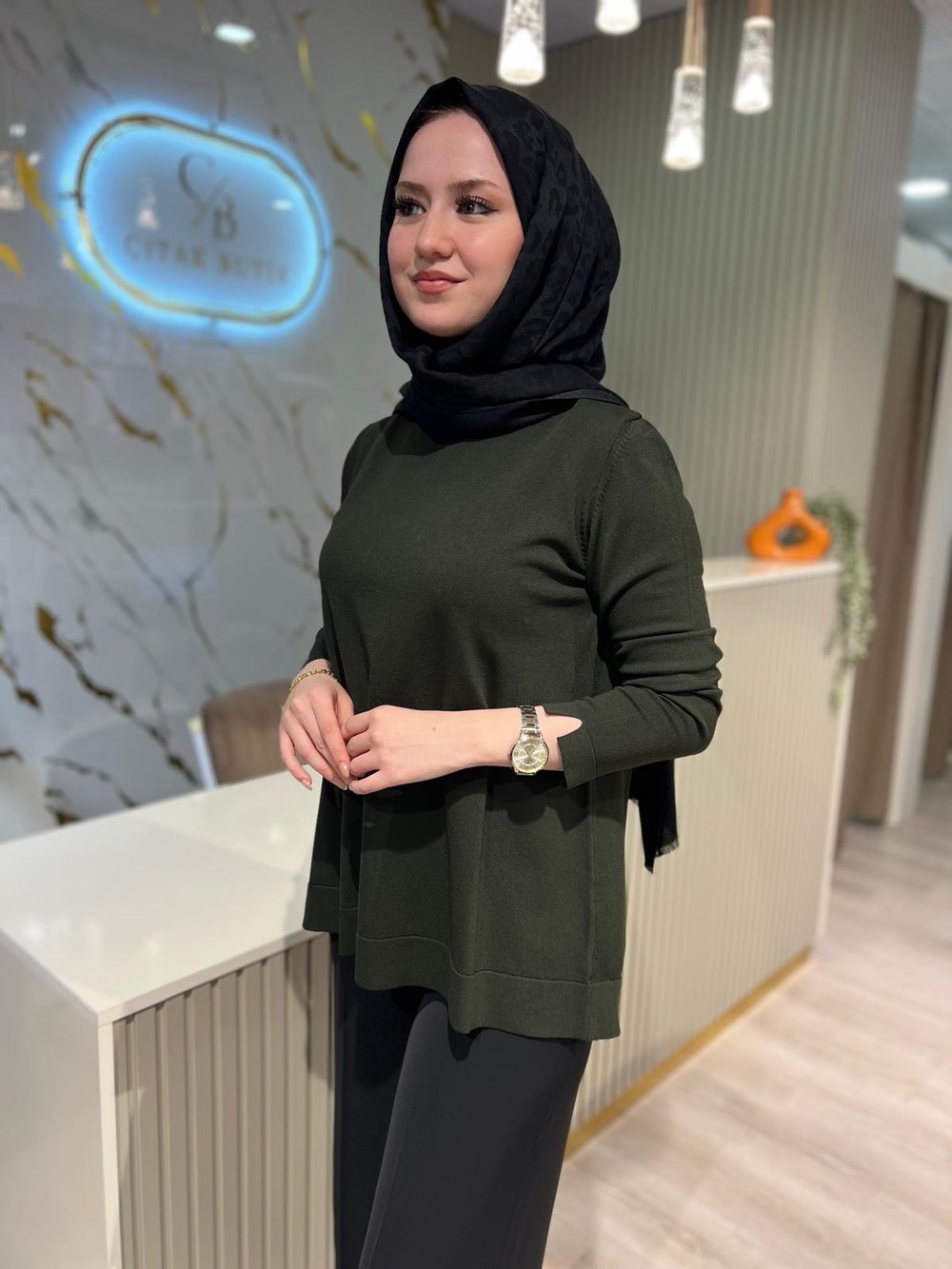 NUSS 902 EVAZE MERSERİZE-HAKİ