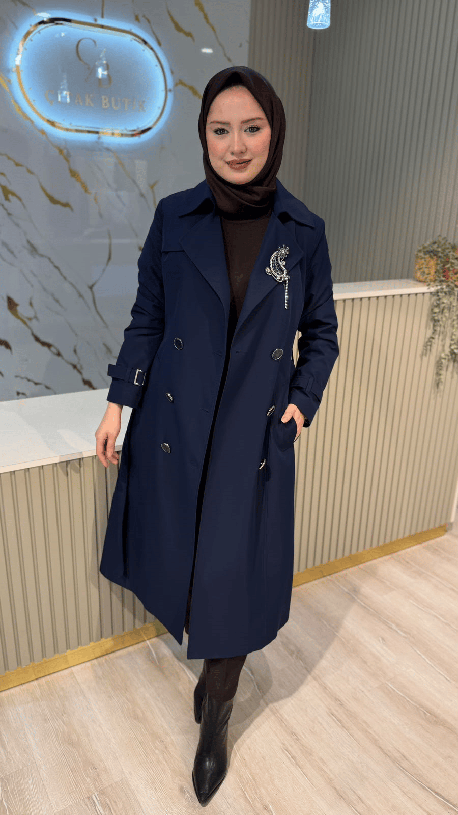 OTTO 6550 TRENÇKOT- LACİVERT