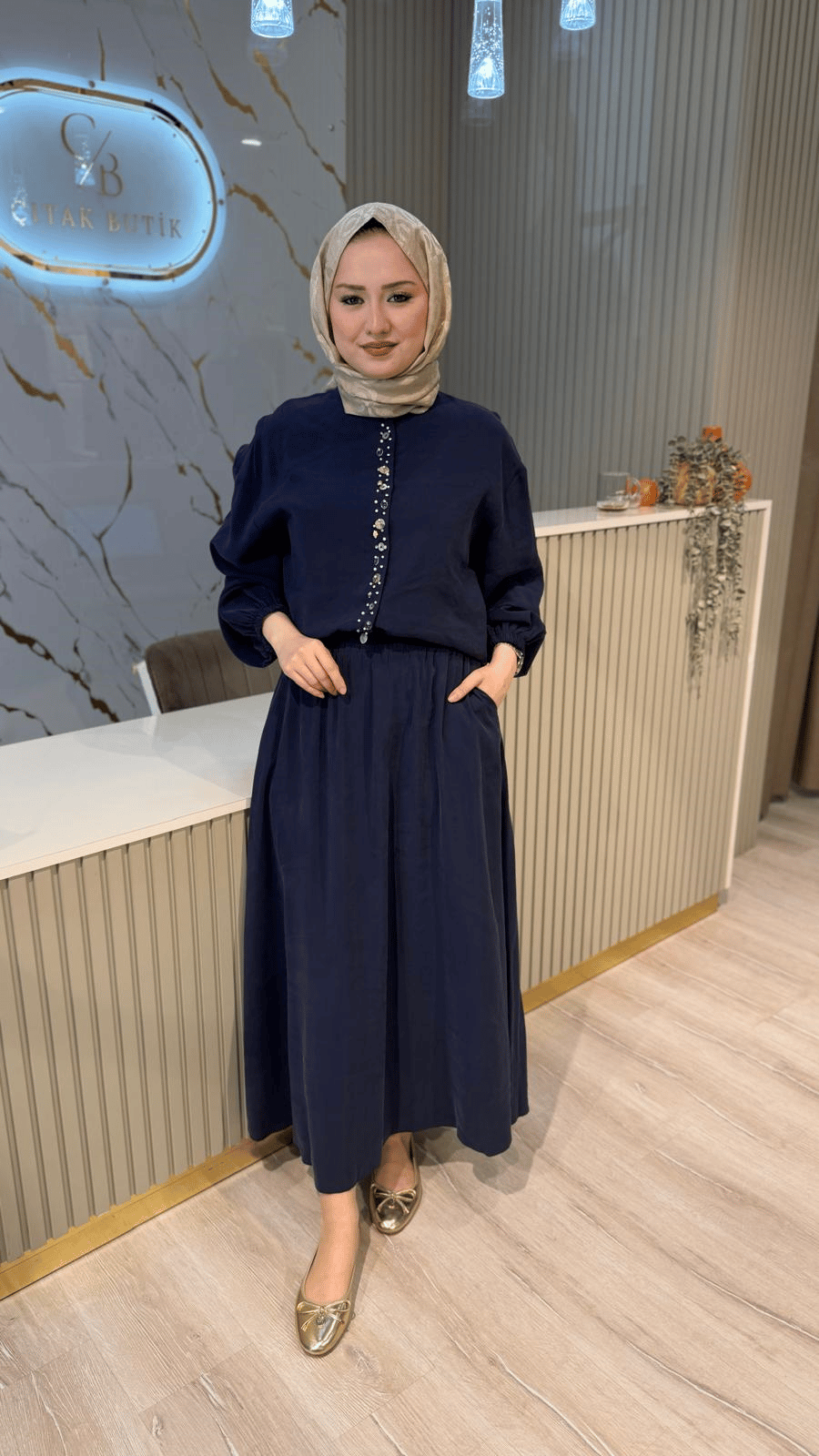 PUANE 14434 ETEKLİ TAKIM - NAVY