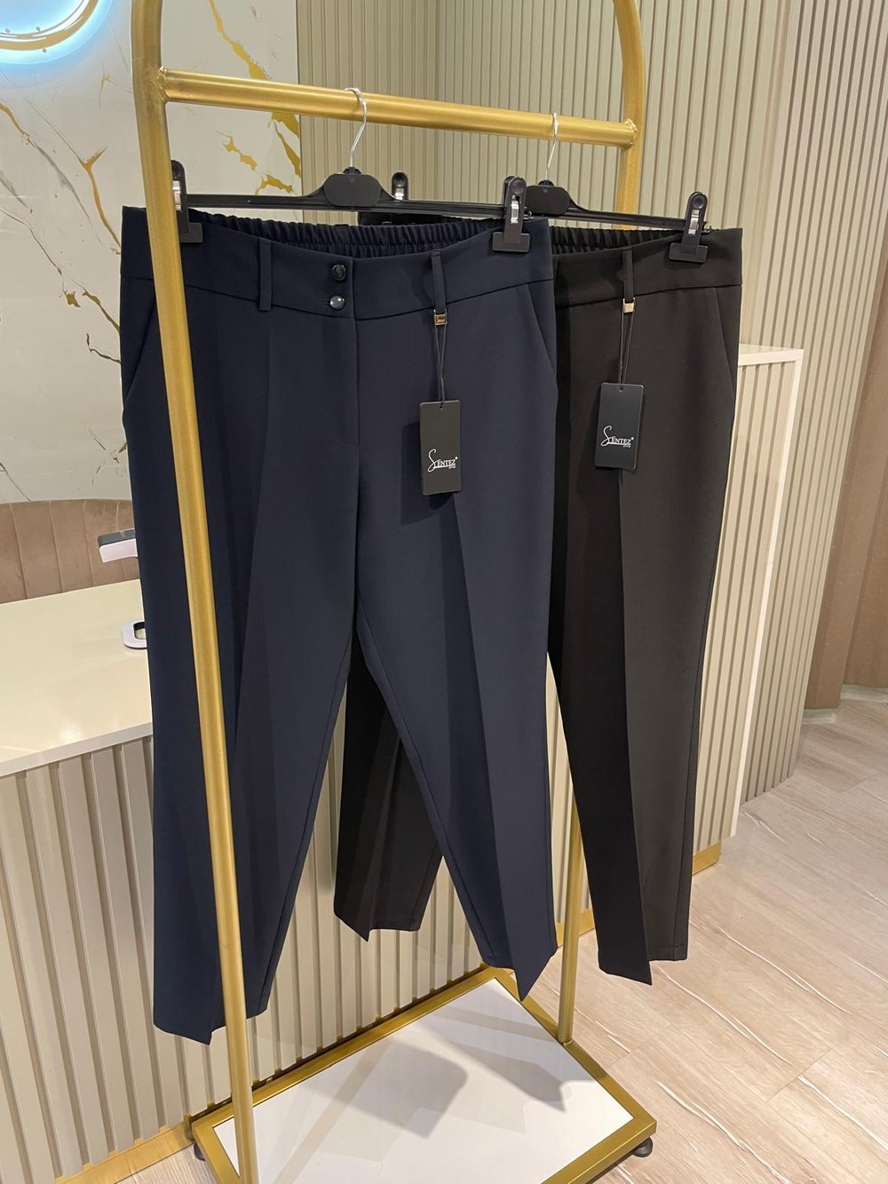 SENTEZ 5605 ARKASI LASTİKLİ B.BEDEN PANTALON