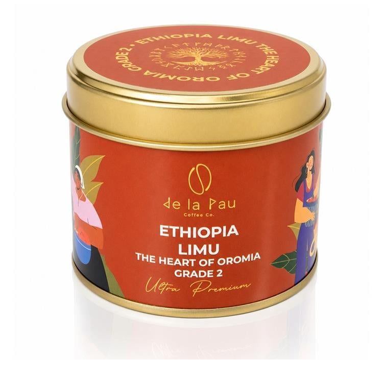 De La Pau Ethiopia Limu Grade 2 Ultra Premium Series Whole Bean Coffee 70 g
