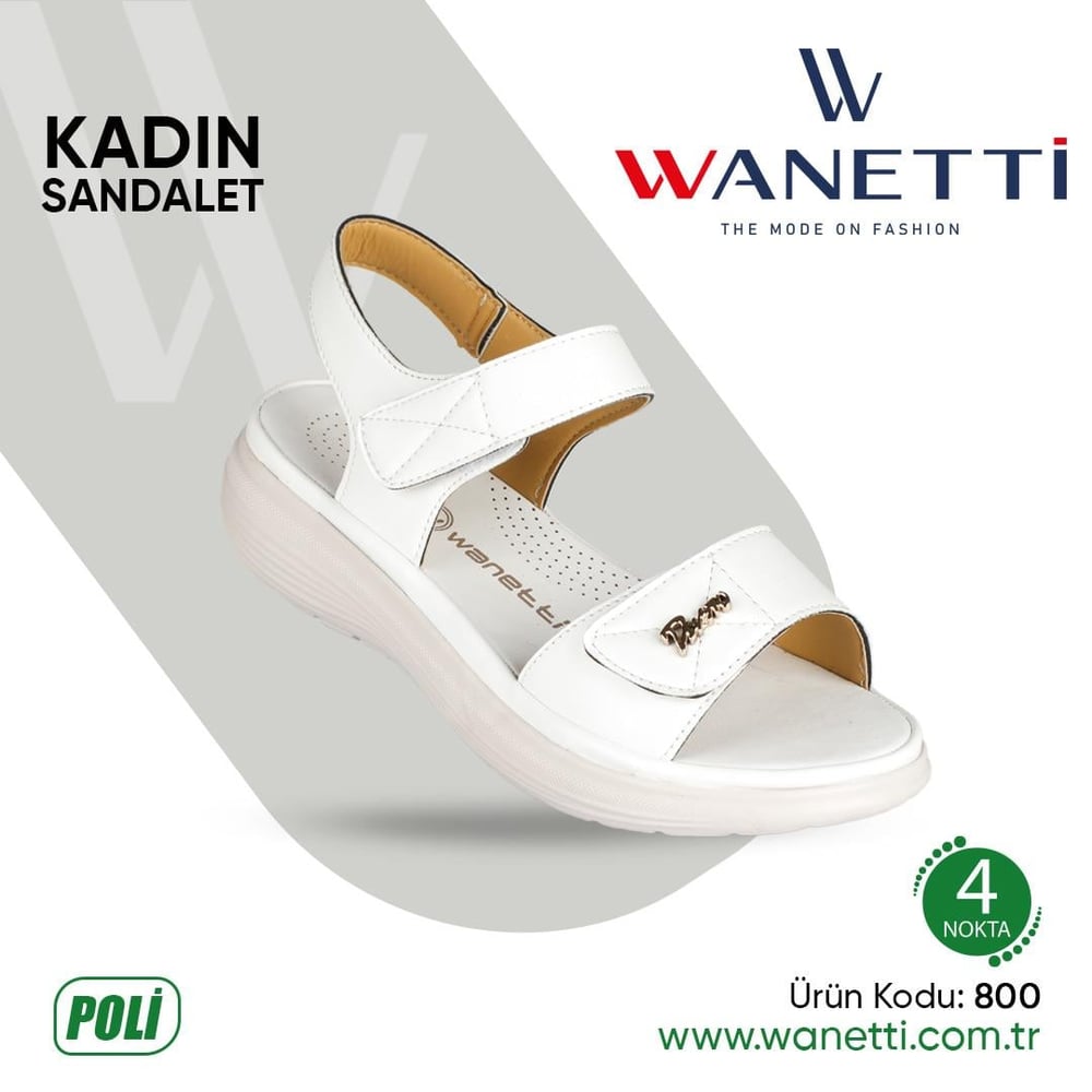 800 Poli Taban Bayan Sandalet
