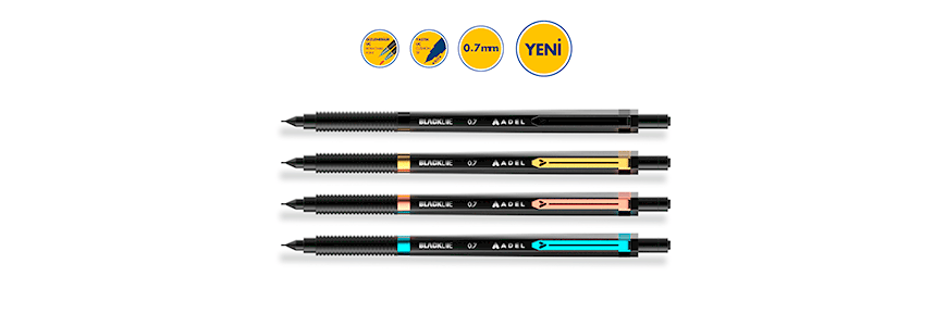 Adel Blackline Metal Versatil Kalem 0.7