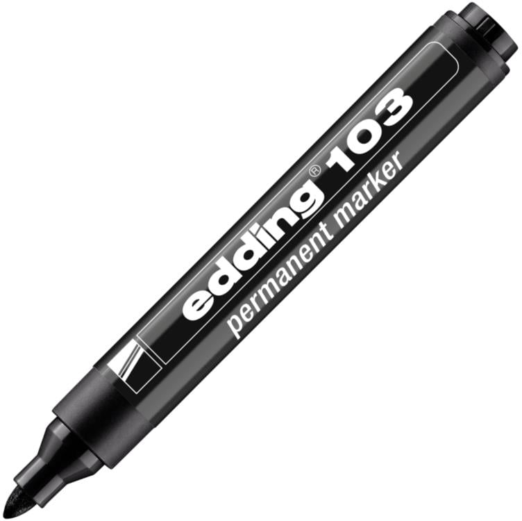 Edding-Edding Permanent Markör E103 Siyah