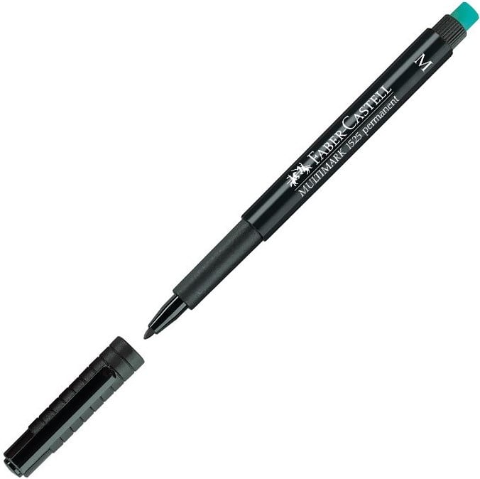 Faber Castell-Faber Castell Asetat Kalemi Silgili M Siyah 152599