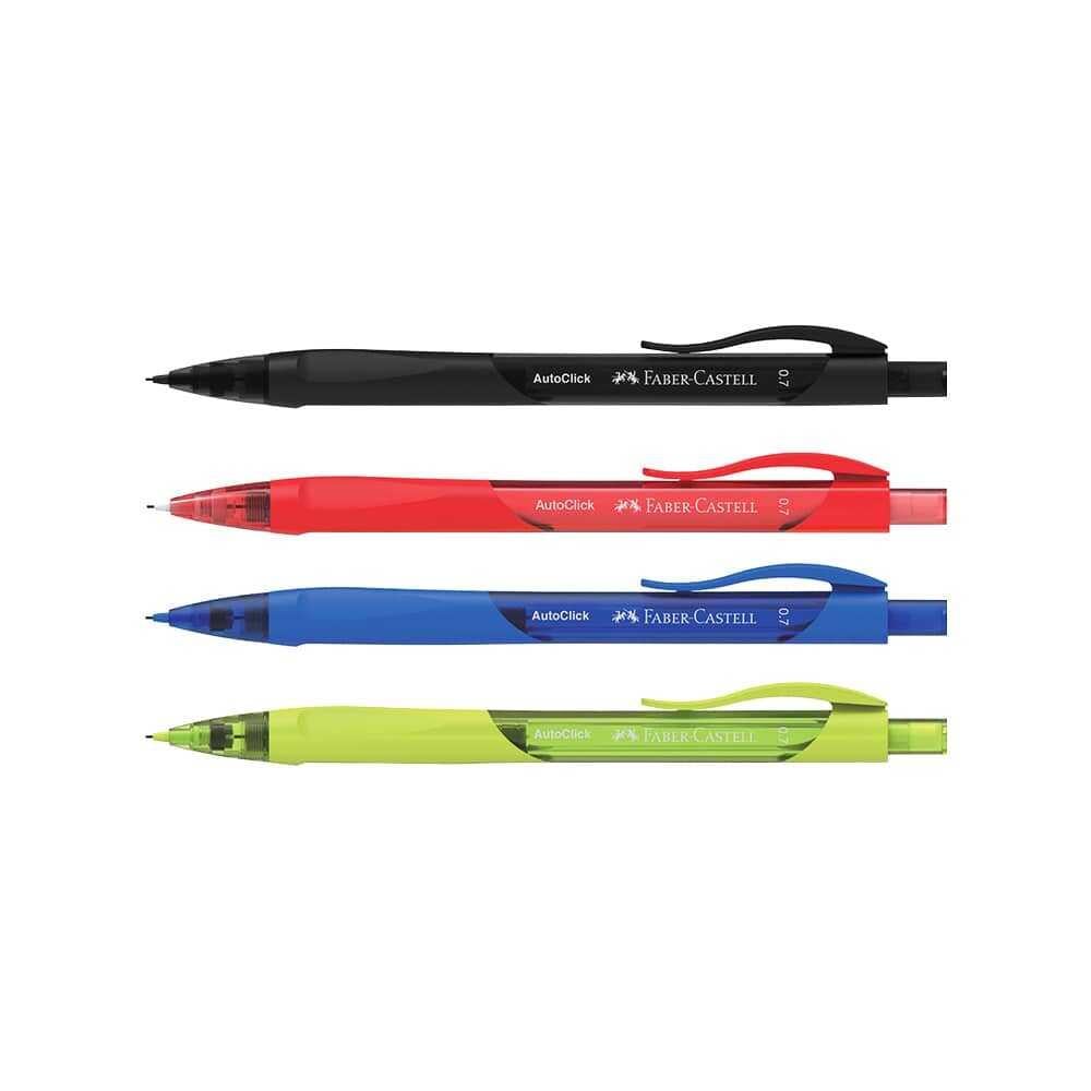 Faber Castell-Faber Castell Auto-Click Versatil Renkli Gövde 0.7