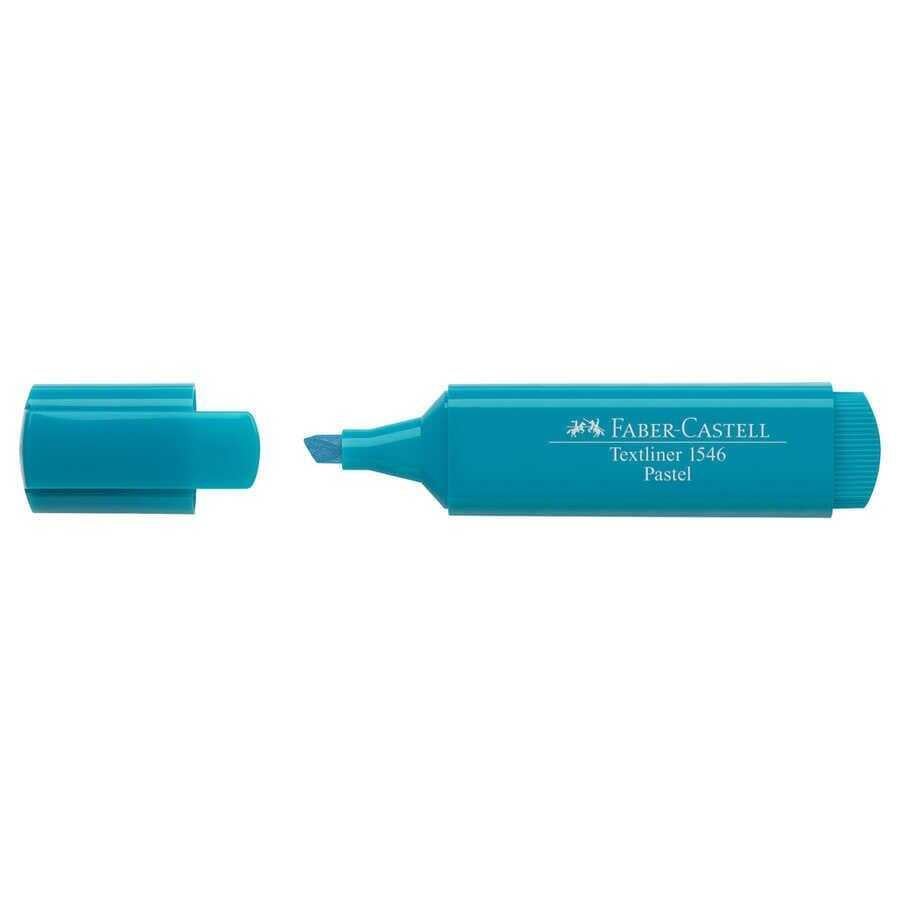 Faber Castell-Faber Fosforlu Kalem Şeffaf Gövde 1546 Turkuaz