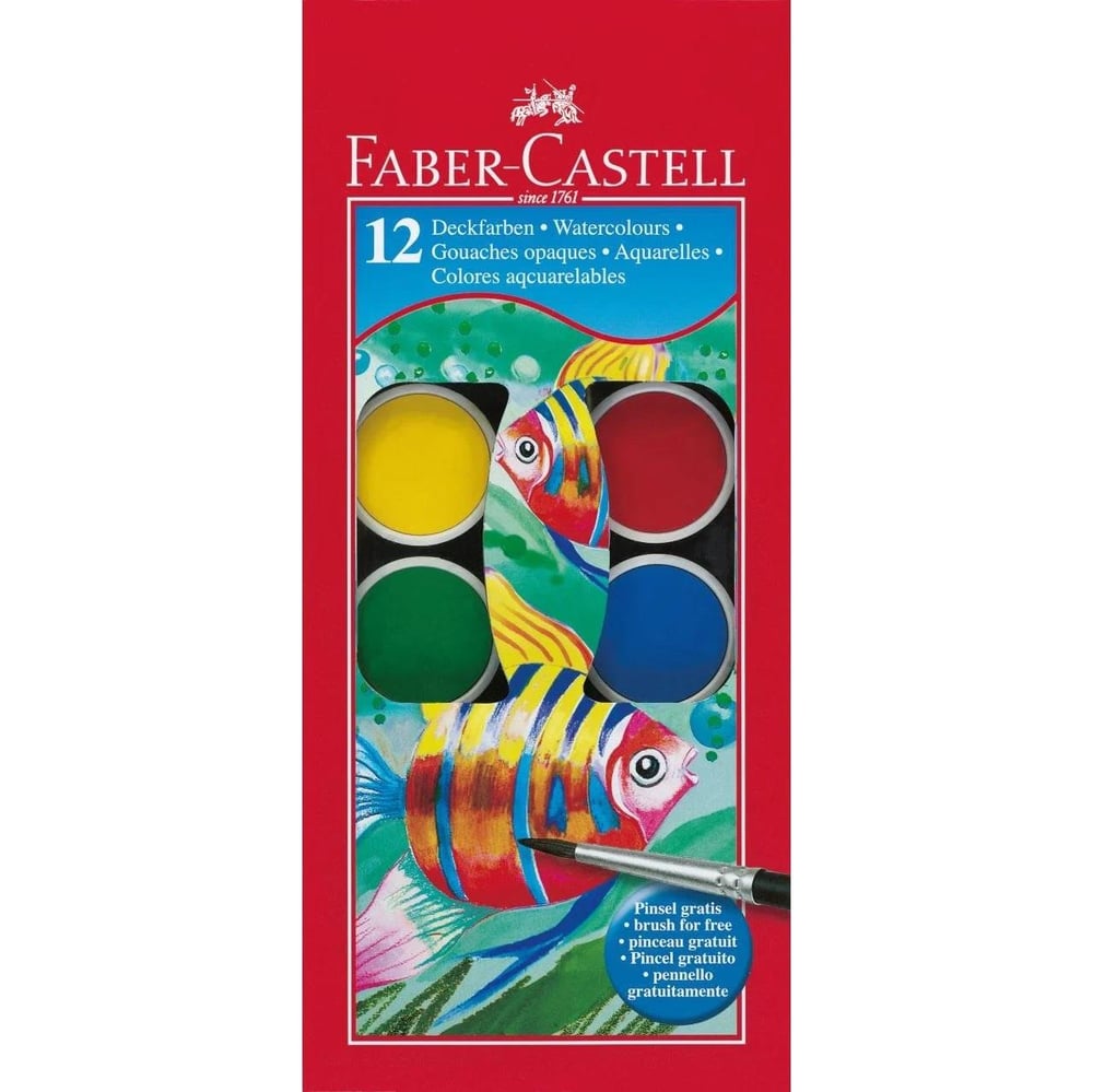 Keskin Color-Faber Castell Sulu Boya 12 Renk