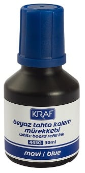 Kraf-Kraf Beyaz Tahta Kalem Mürekkebi 30ml Mavi