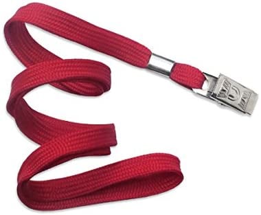 Kraf-Kraf Kart Askı İpi Metal Klips Kırmızı 510G