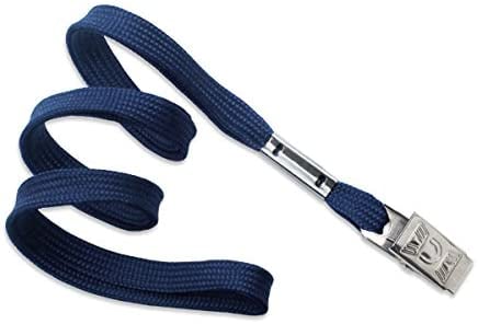 Kraf-Kraf Kart Askı İpi Metal Klips Lacivert 510G