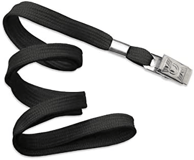 Kraf-Kraf Kart Askı İpi Metal Klips Siyah 510G