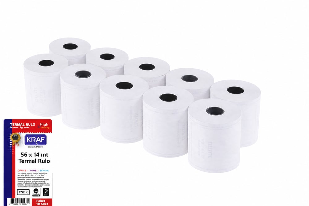 Kraf-Kraf Pos Rulosu Termal 56mm X 14m - 10 Adet