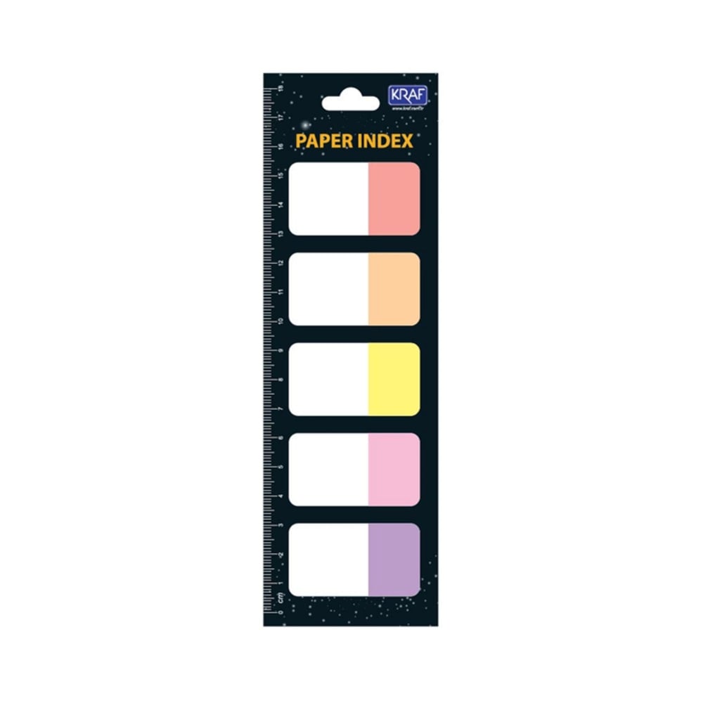 Kraf-Kraf Yapışkanlı Not Kağıdı 25x42mm 5 Renk 20 Yp 1555