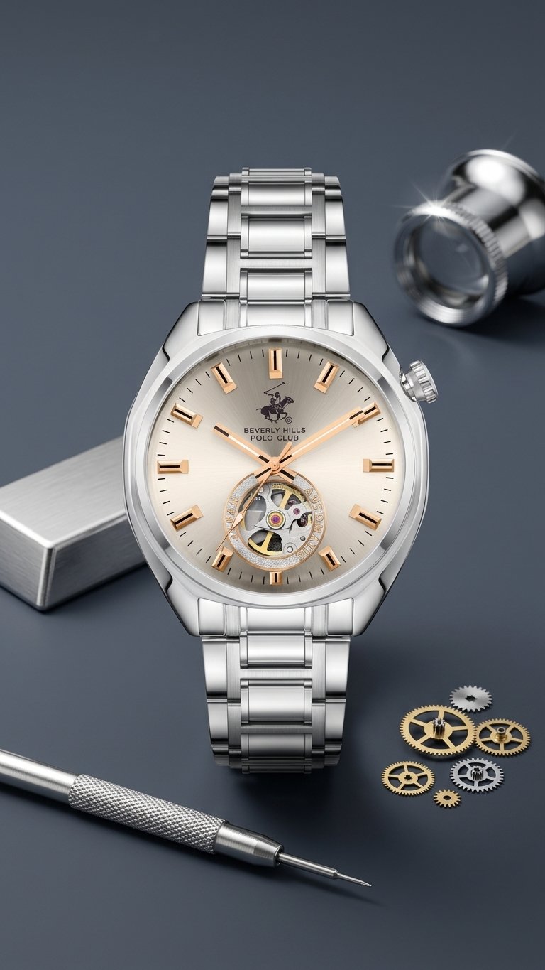 Beverly Hills Polo Club BP3834X.360 otomatik erkek kol saati