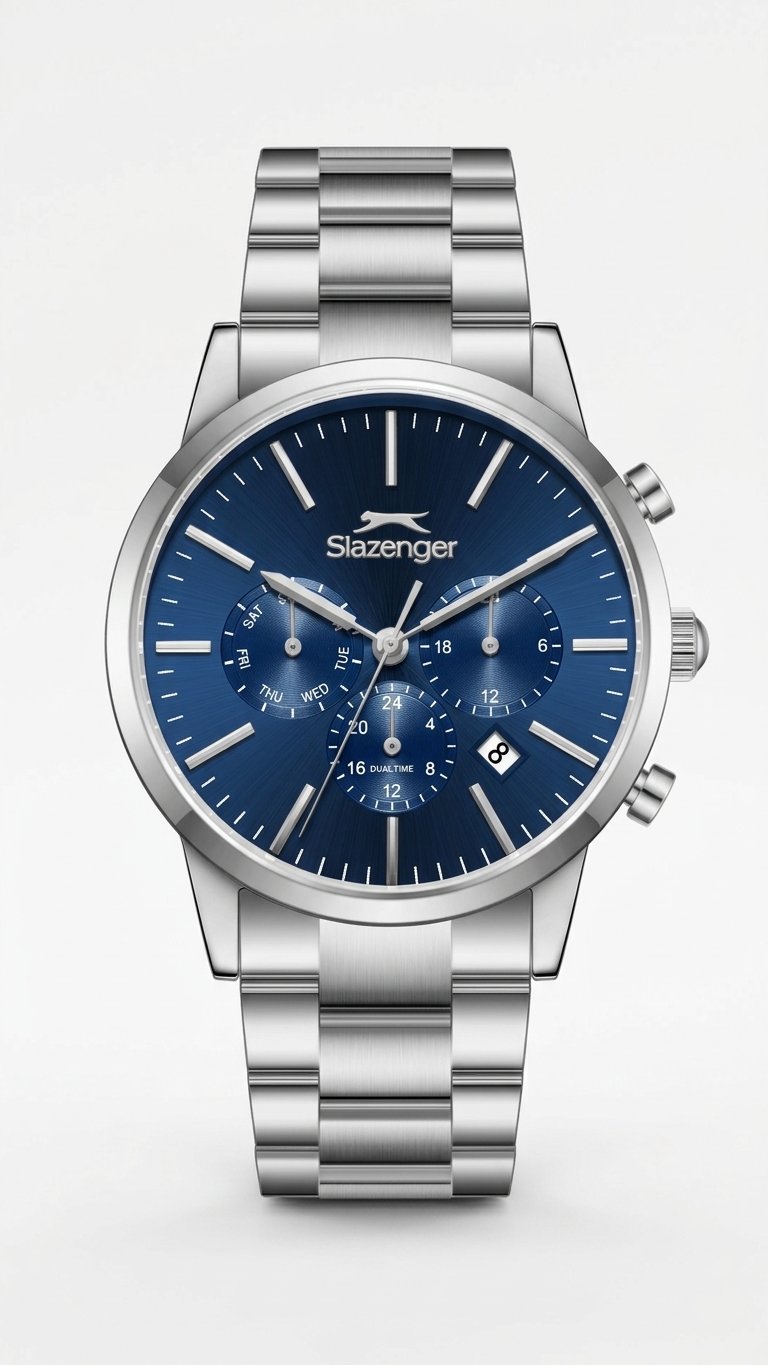 Slazenger SL.09.2545.2.02 Lacivert Kadran Çelik Erkek Kol Saati