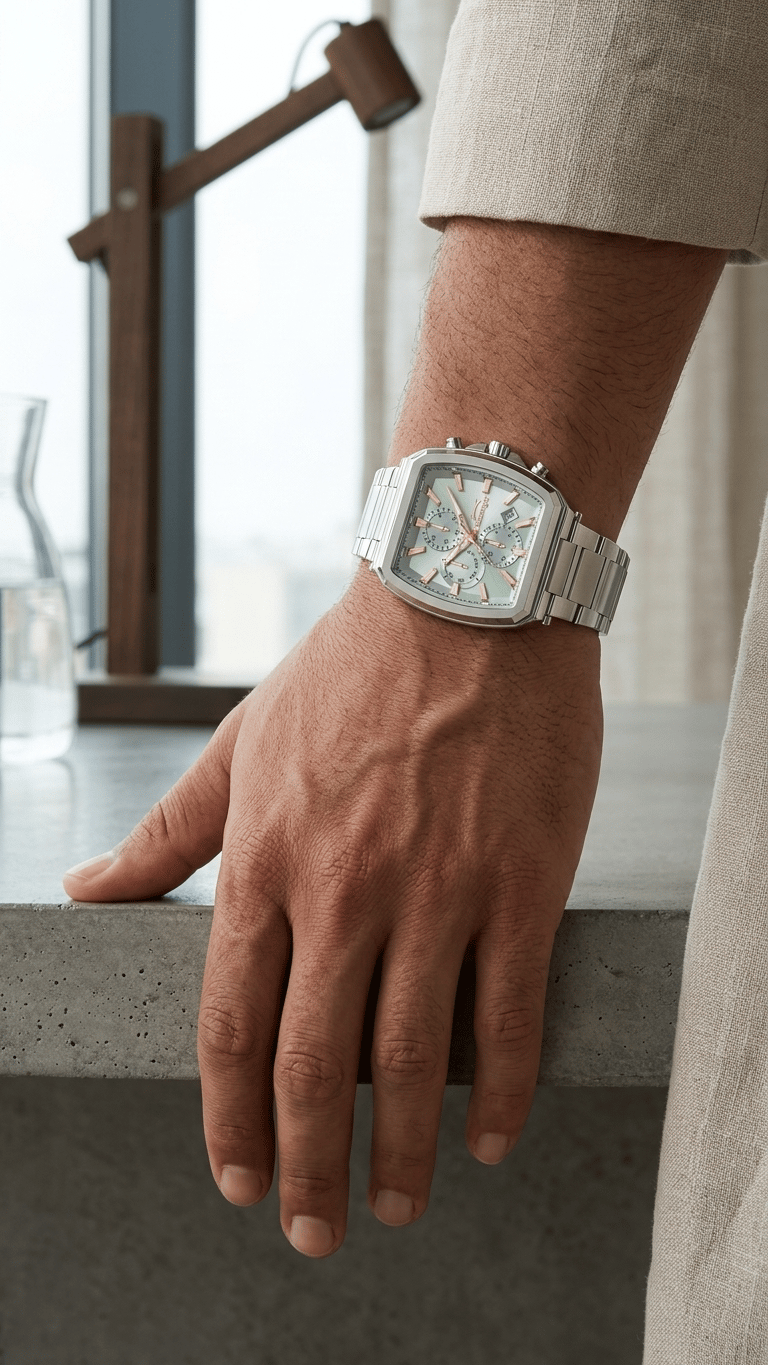 Slazenger SL.09.2650.2.300 Yeşil Kadranlı Çelik Erkek Kol Saati