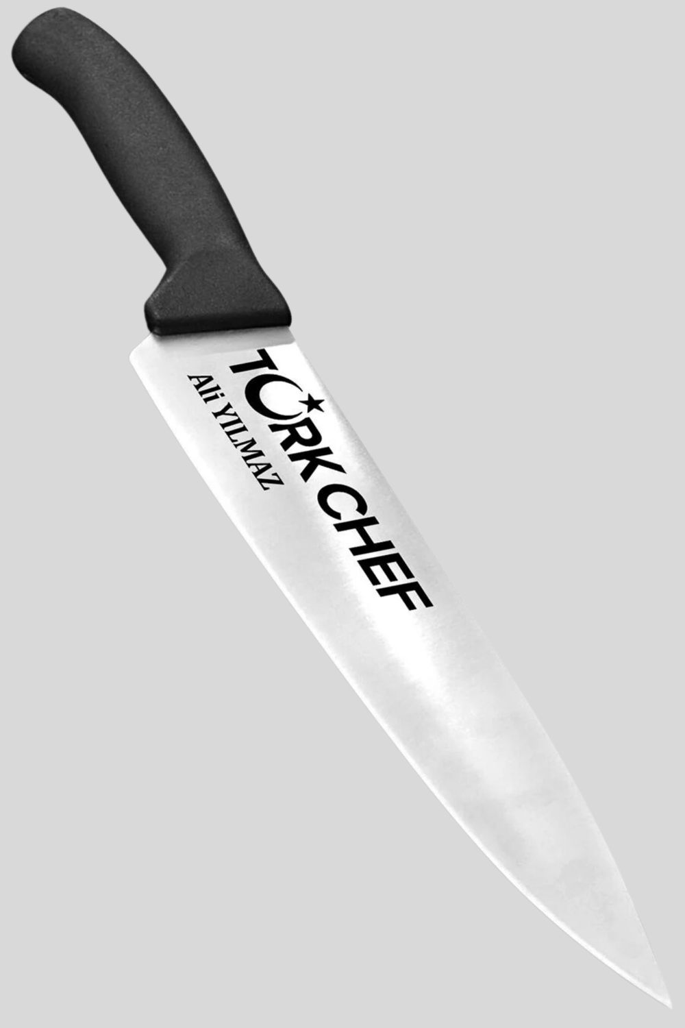 40749 Türk Chef Yazılı Ve Türk Bayraklı Şef Aşçı Bıçağı (20 Cm) İsminizin Lazerle İşlenmesi Ücretsiz