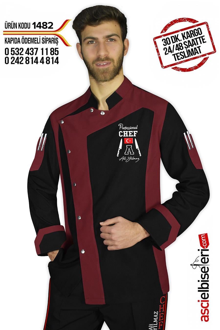 De 1482 Kral Chef Aşçı Ceketleri