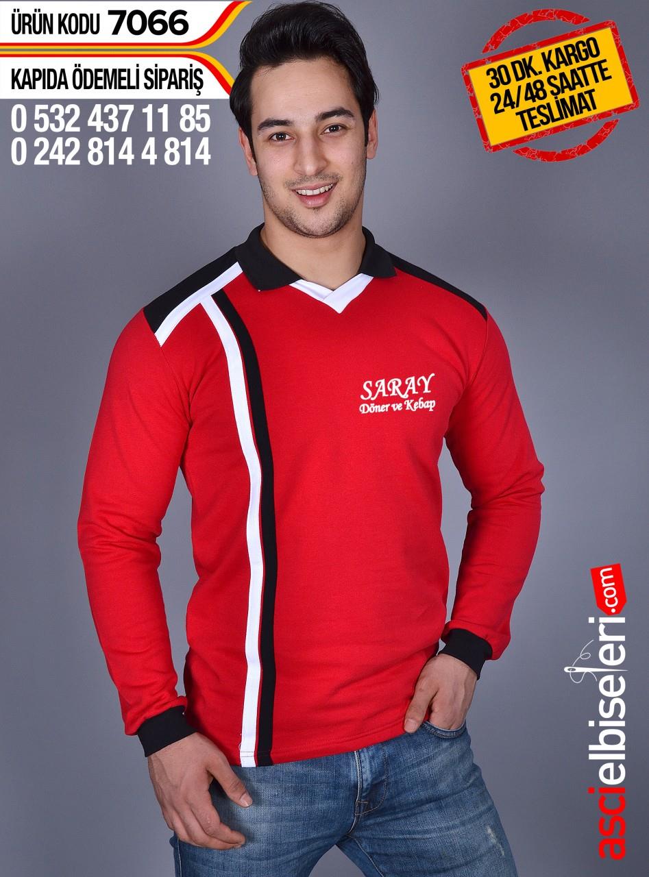 De 7066 Kırmızı Sweatshırt
