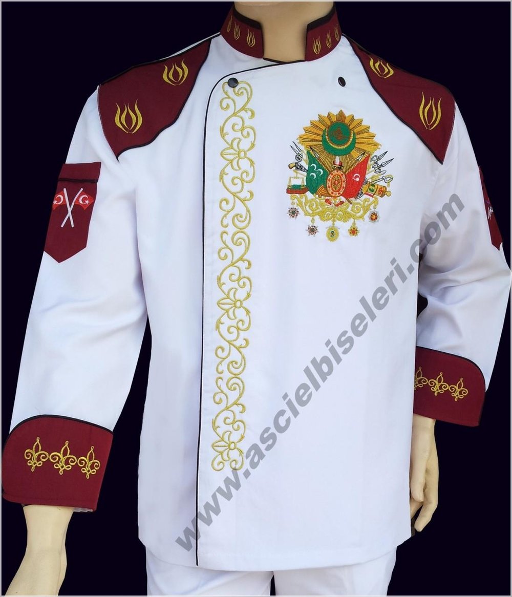 De1065 Sultan Süleyman Osmanlı Türk Mutfağı Ceketi