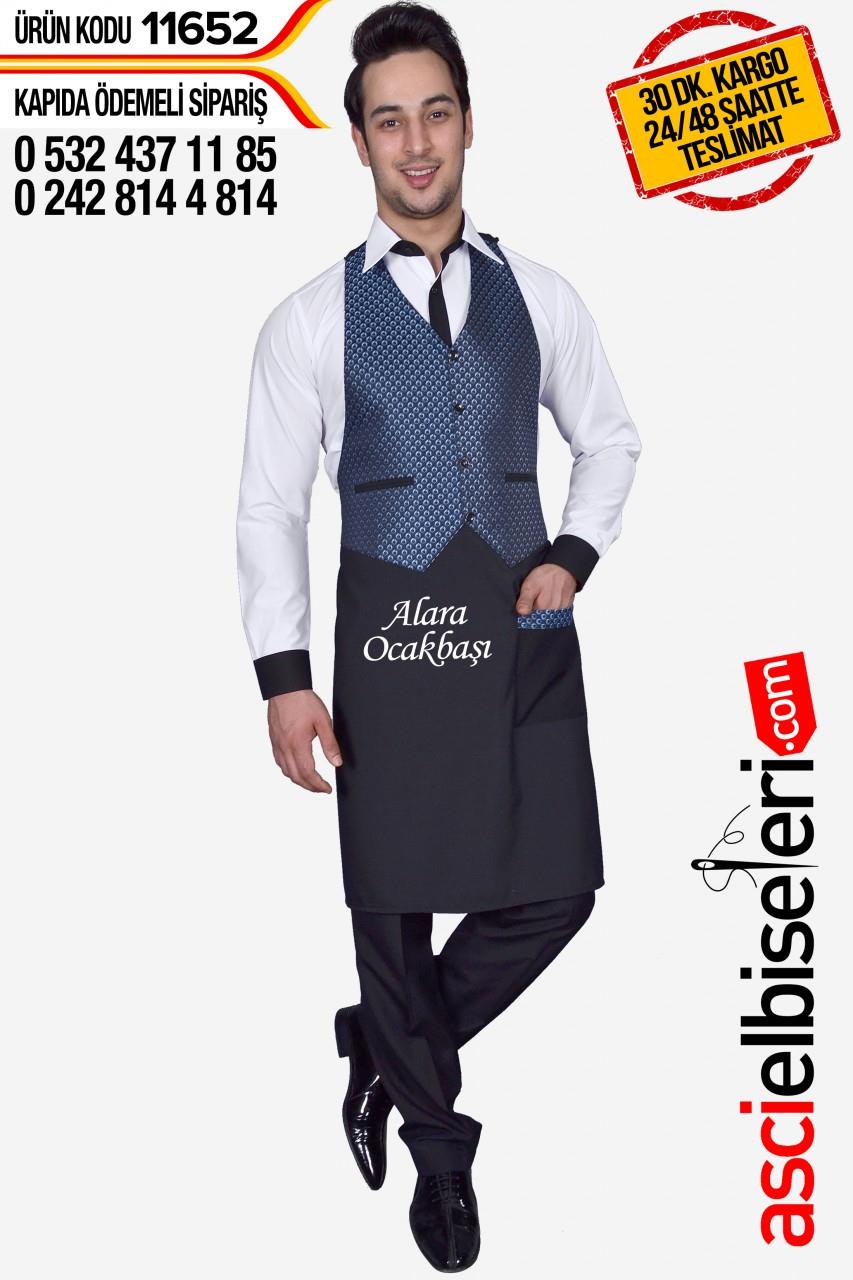 De11652-Yelekli Önlük Modelleri (Lacivert)